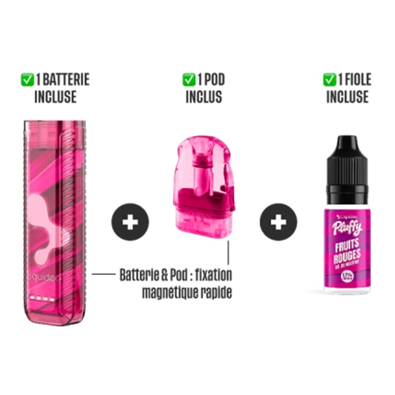 Puff Pluffy 10K Red Fruits - Liquideo