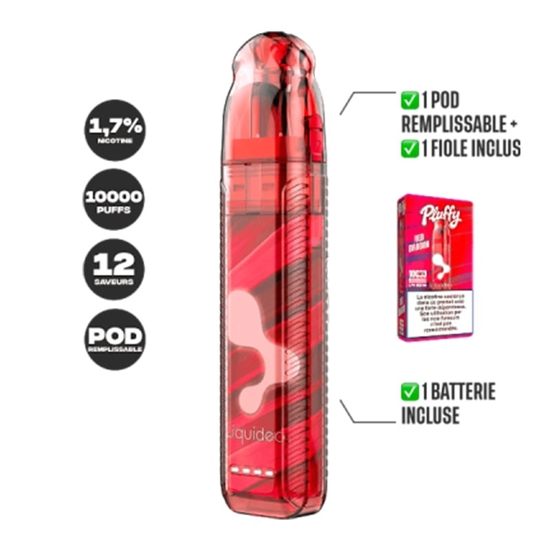 Puff Pluffy 10K Red Dragon - Liquideo