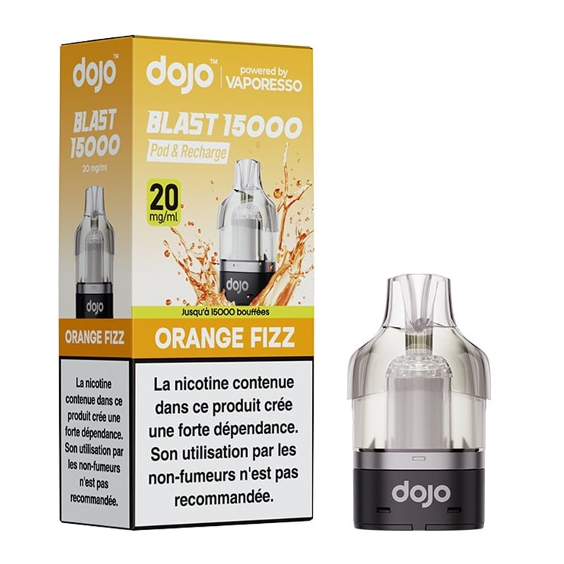 Cartouche Dojo Blast 15K Orange Fizz - Vaporesso pas cher
