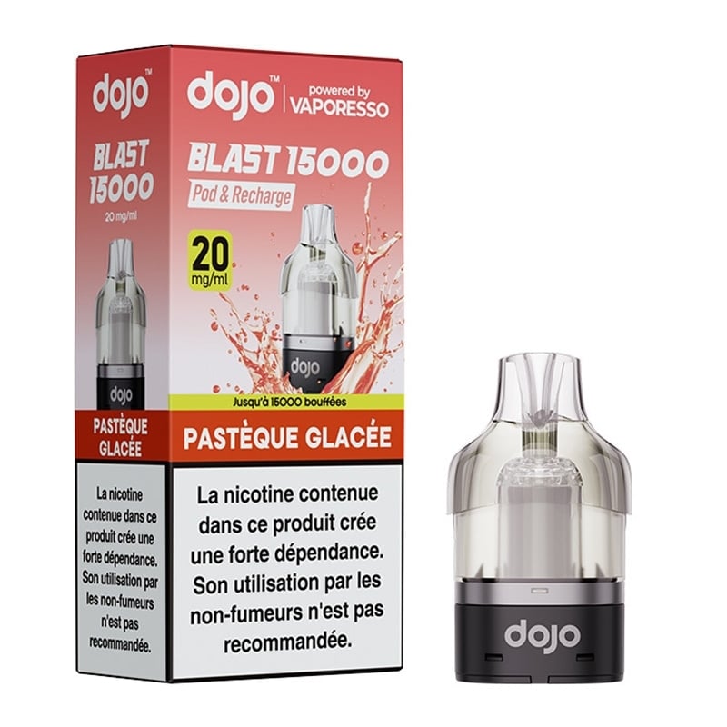 Cartouche Dojo Blast 15K Pastèque Glacée - Vaporesso pas cher