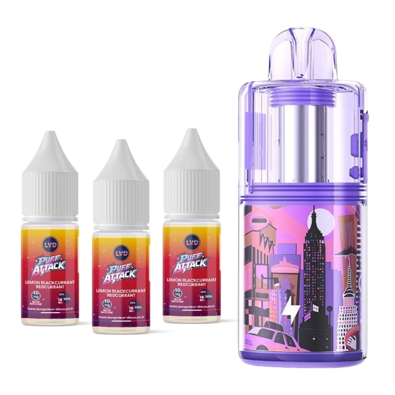 Puff Kloud 35K Lemon Blackcurrant Redcurrant - GeekVape x LVD