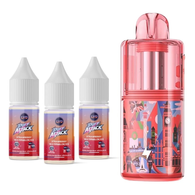 Puff Kloud 35K Strawberry Watermelon Ice - GeekVape x LVD