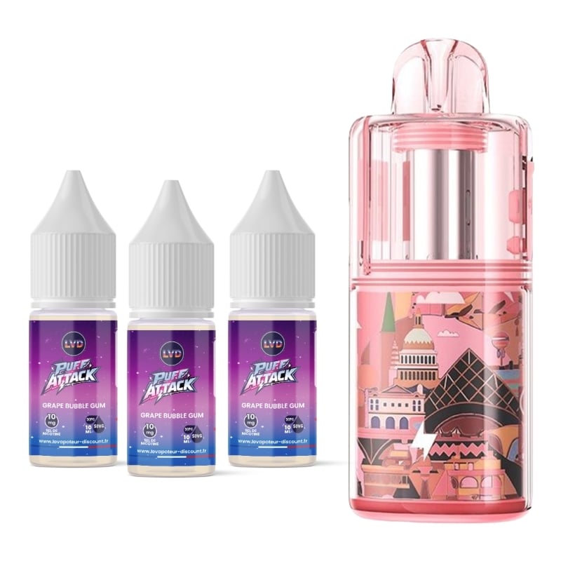 Puff Kloud 35K Grape Bubble Gum - GeekVape x LVD