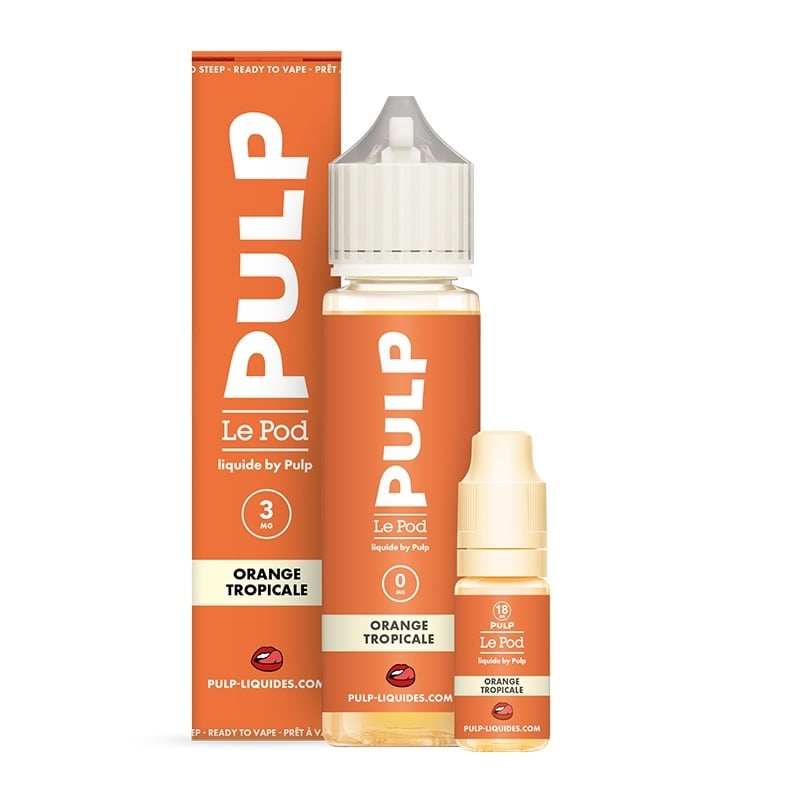 e-liquide Orange Tropicale 60 ml Le Pod Liquide - Pulp pas cher