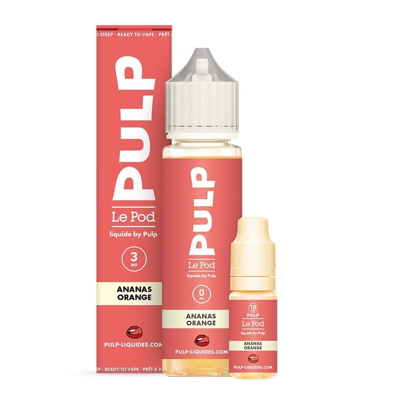 e-liquide Ananas Orange 60 ml Le Pod Liquide - Pulp pas cher