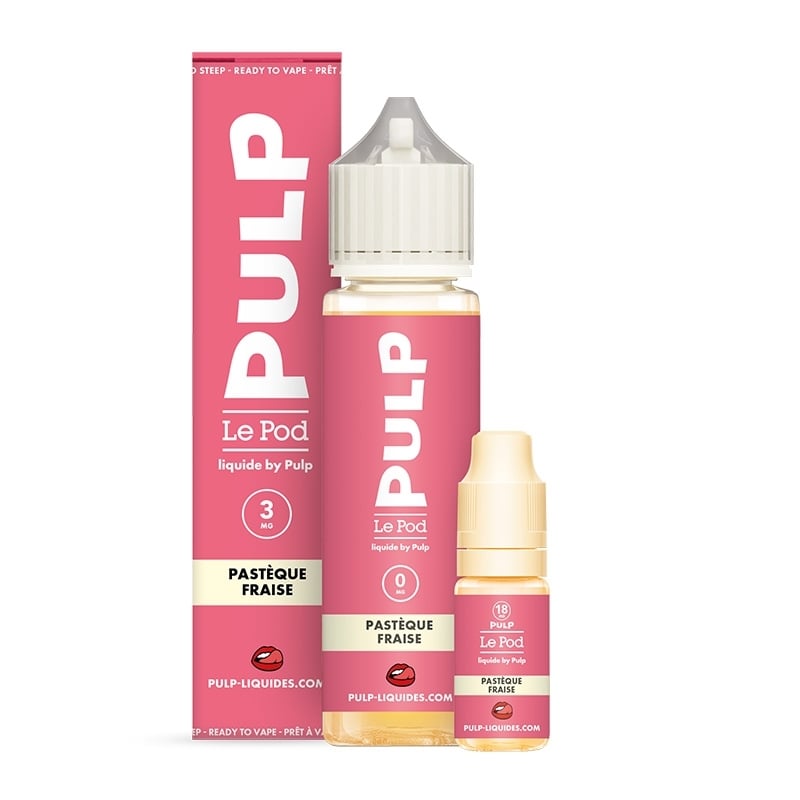 e-liquide Pastèque Fraise 60 ml Le Pod Liquide - Pulp pas cher