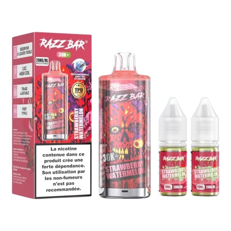 Puff Razz Bar 30K Strawberry Watermelon - Razz Bar