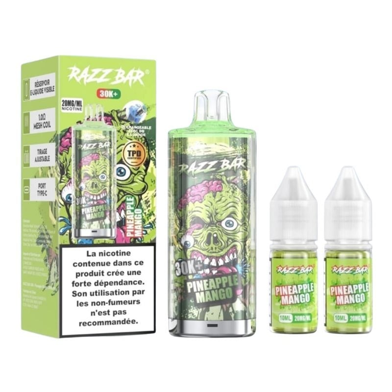 Puff Razz Bar 30K Pineapple Mango - Razz Bar