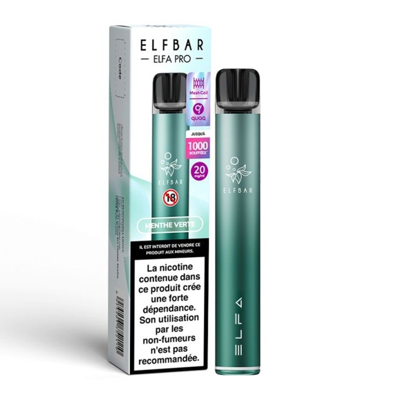 E-liquid Kit Elfa Pro Green Mint - ElfBar cheap