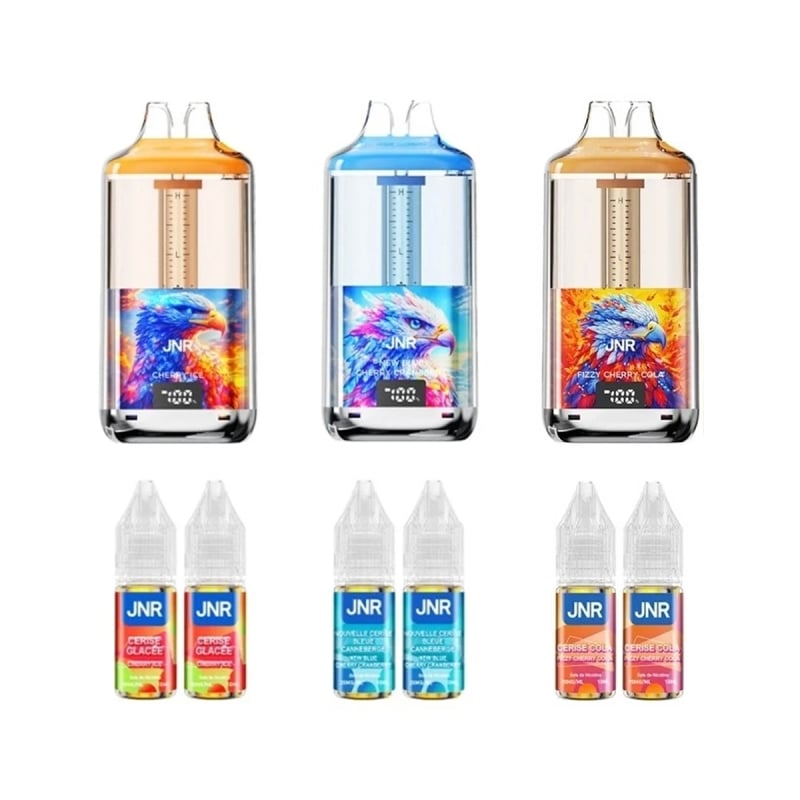 Pack of 3 JNR Falcon Gem+ 30K Cherry Mix Puffs - JNR