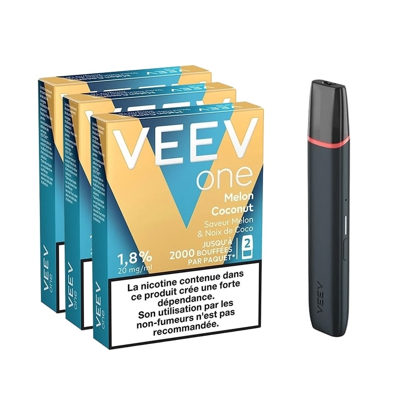 Pack Veev One - Battery + 3 refills Melon Coconut | Le Vapoteur Discount