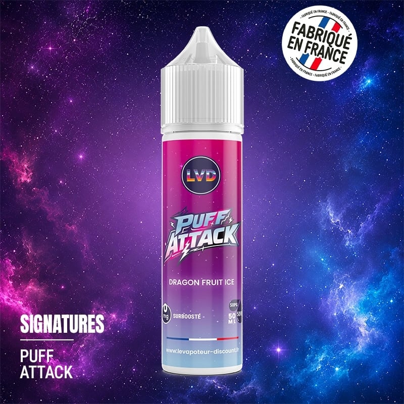 Eliquide Dragon Fruit Ice 50 ml Puff Attack pas cher | Le Vapoteur Discount