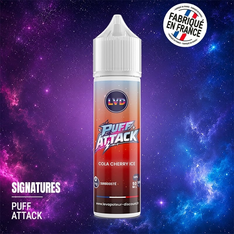 Cola Cherry Ice 50 ml Puff Attack e-liquid | Le Vapoteur Discount