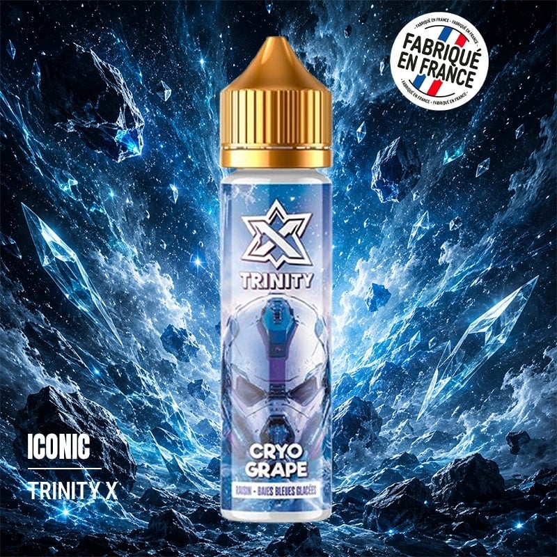 Raisin & Baies Bleues Glacées 50 ml Trinity X - Le Vapoteur Discount