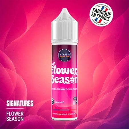 Rose Guava Pomegranate 50 ml Flower Season - Le Vapoteur Discount