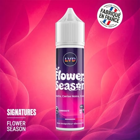 Violet Black Cherry Blackcurrant 50 ml Flower Season - Le Vapoteur Discount