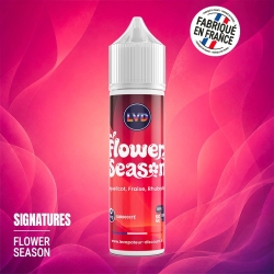 E-liquide Coquelicot Fraise Rhubarbe 50 ml Flower Season pas cher | Le Vapoteur Discount