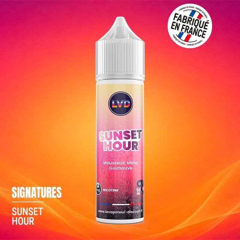 Mousseux Mûre Guimauve 50 ml Sunset Hour - Le Vapoteur Discount
