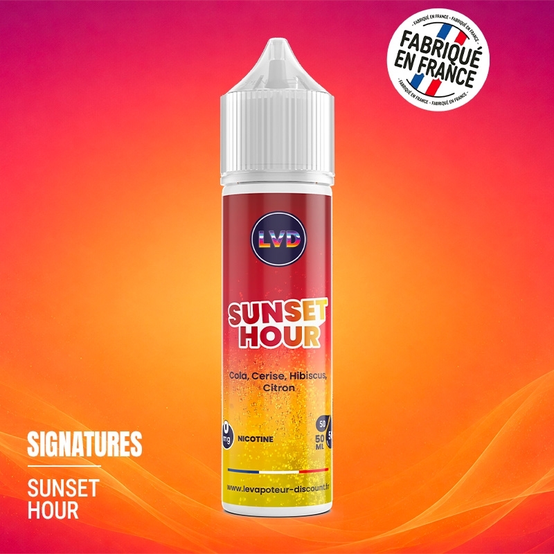 Cola Cherry Hibiscus Lemon 50 ml Sunset Hour - Le Vapoteur Discount