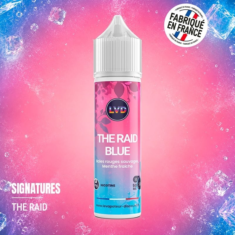 E-liquide The Raid Blue 50 ml - Le Vapoteur Discount pas cher | Le Vapoteur Discount