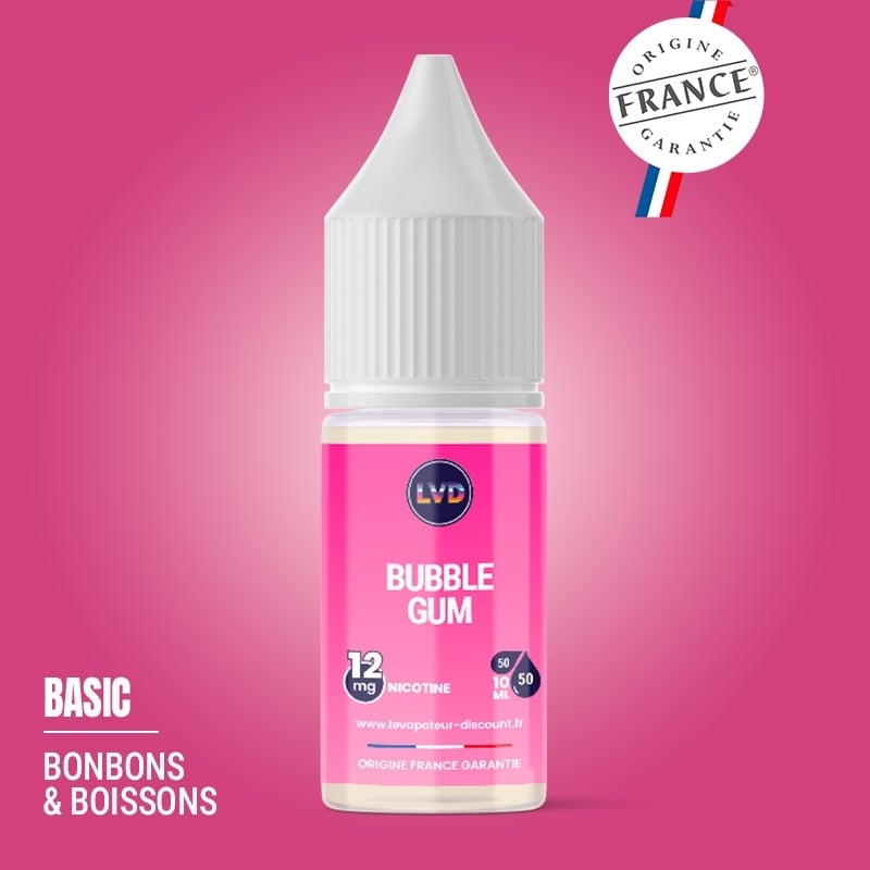 E-liquide Bubble Gum 10 ml - Le Vapoteur Discount pas cher | Le Vapoteur Discount