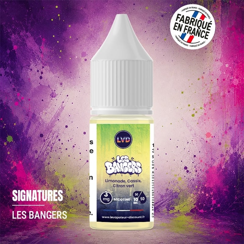 E-liquid Blackcurrant Lime Lemonade 10 ml Les Bangers - Le Vapoteur Discount cheap | Le Vapoteur Discount