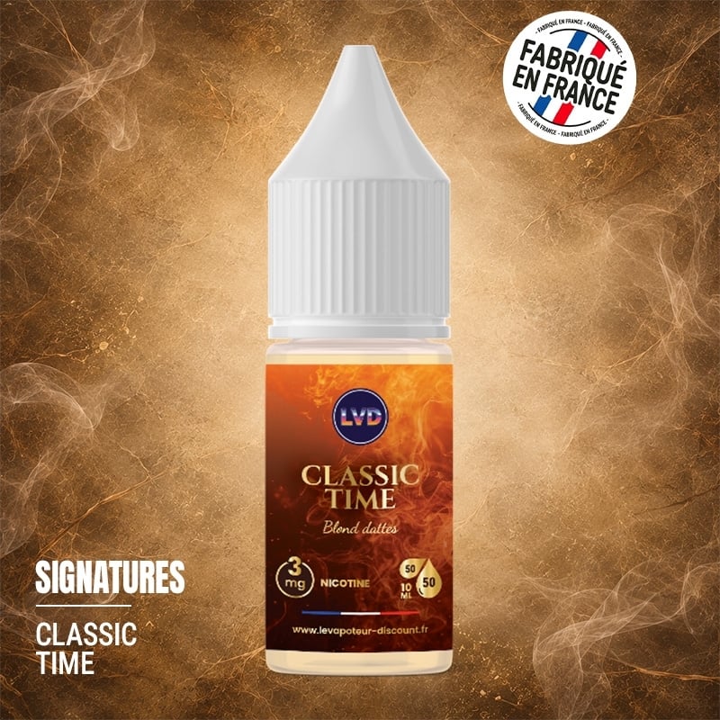 Blond Dattes 10 ml Classic Time E-liquid at a great price | Le Vapoteur Discount