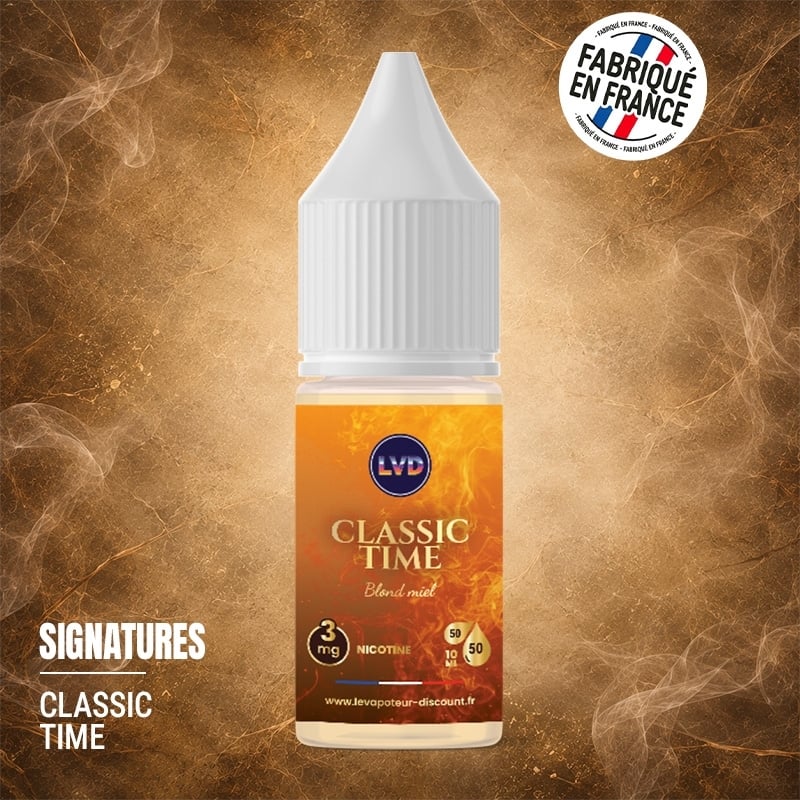 Blond Miel 10 ml Classic Time e-liquid at a great price | Le Vapoteur Discount
