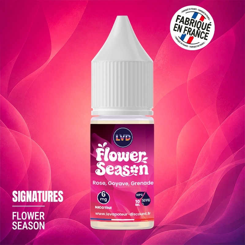 Rose Goyave Grenade 10 ml Flower Season - Le Vapoteur Discount