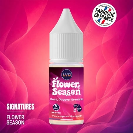 Rose Goyave Grenade 10 ml Flower Season - Le Vapoteur Discount