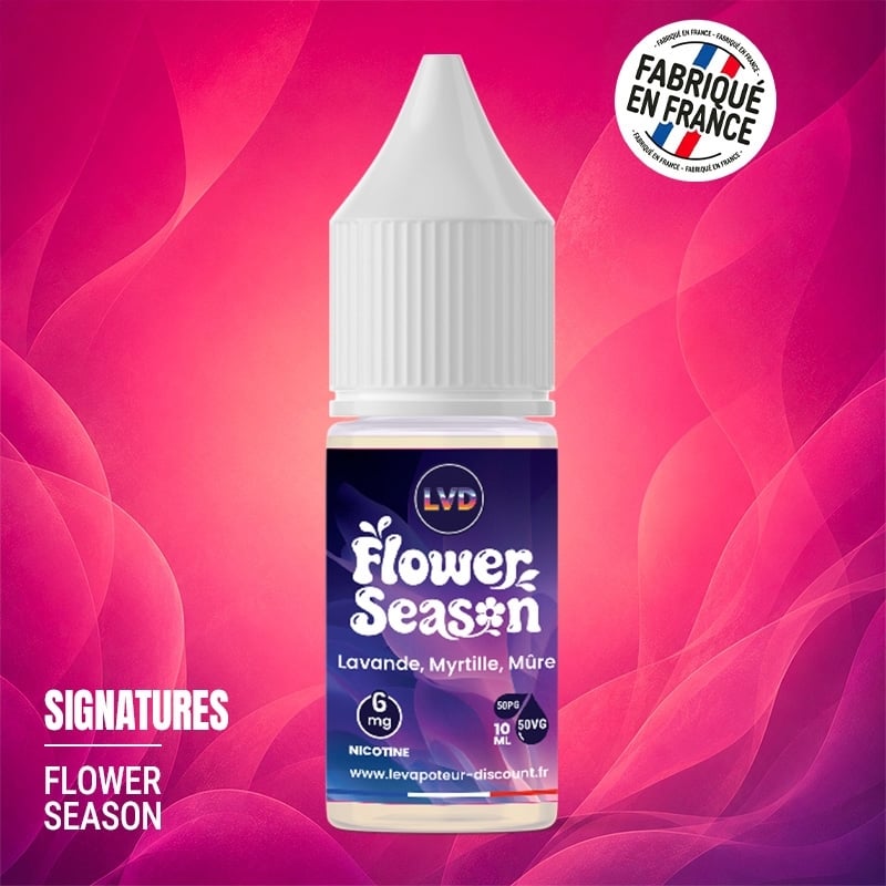 Lavender Blueberry Blackberry 10 ml Flower Season - Le Vapoteur Discount