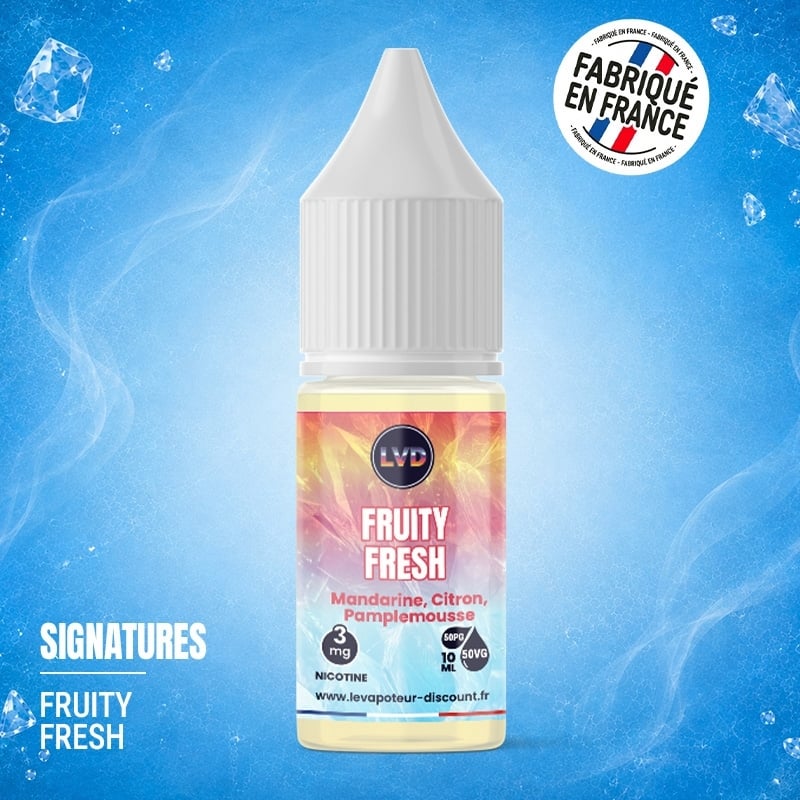 Mandarine Citron Pamplemousse 10 ml Fruity Fresh - Le Vapoteur Discount