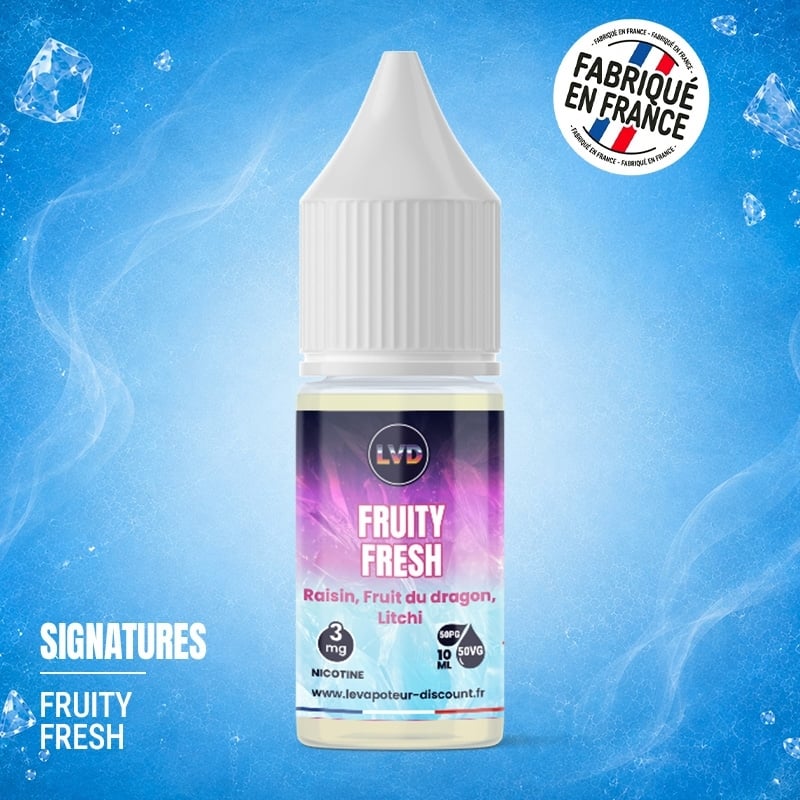E-liquide Fruit du Dragon Raisin Litchi 10 ml Fruity Fresh pas cher | Le Vapoteur Discount