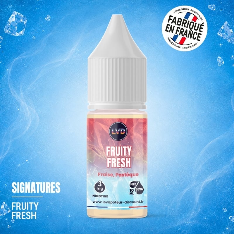 E-liquide Fraise Pastèque 10 ml Fruity Fresh pas cher | Le Vapoteur Discount