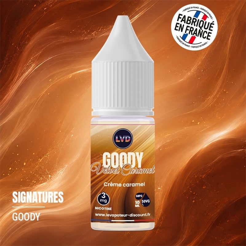 E-liquide Goody Velvet Caramel 10 ml - Le Vapoteur Discount pas cher | Le Vapoteur Discount