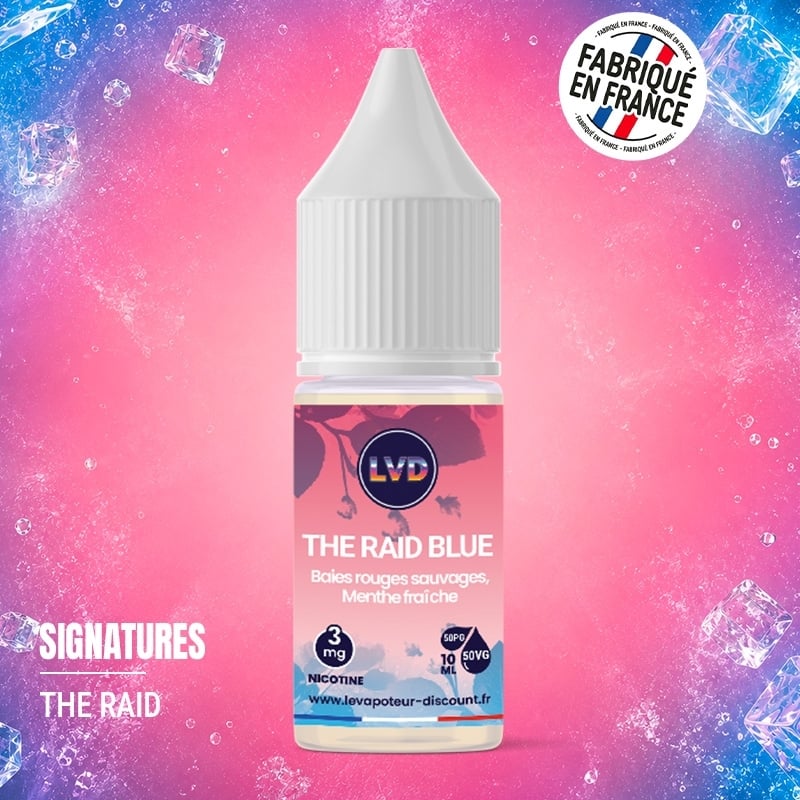E-liquide The Raid Blue 10 ml - Le Vapoteur Discount pas cher | Le Vapoteur Discount