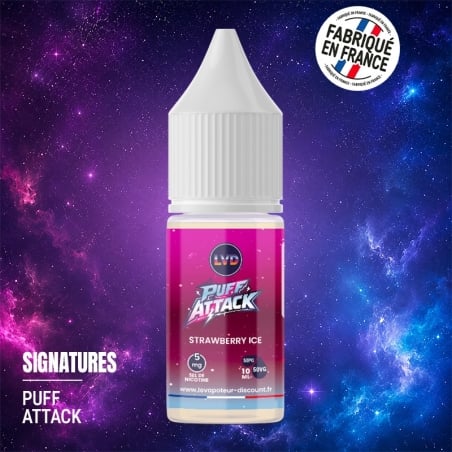 Eliquide Strawberry Ice Nic Salt 10 ml Puff Attack | Le Vapoteur Discount