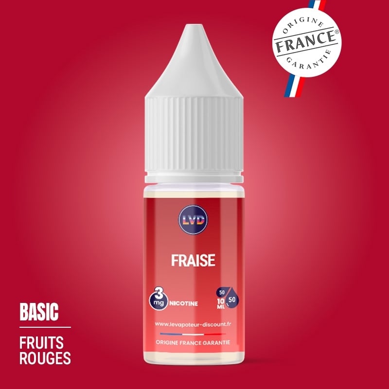 E-liquide Fraise 10 ml - Le Vapoteur Discount pas cher | Le Vapoteur Discount