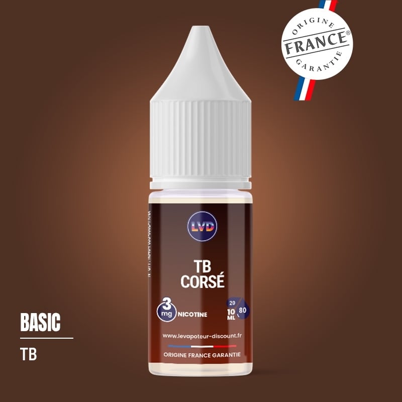 Le TB Corsé 10 ml - Le Vapoteur Discount