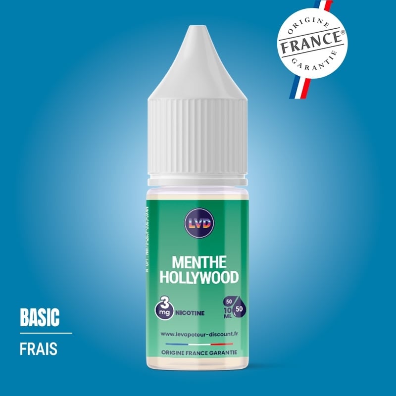 E-liquide Menthe Hollywood 10 ml - Le Vapoteur Discount pas cher | Le Vapoteur Discount