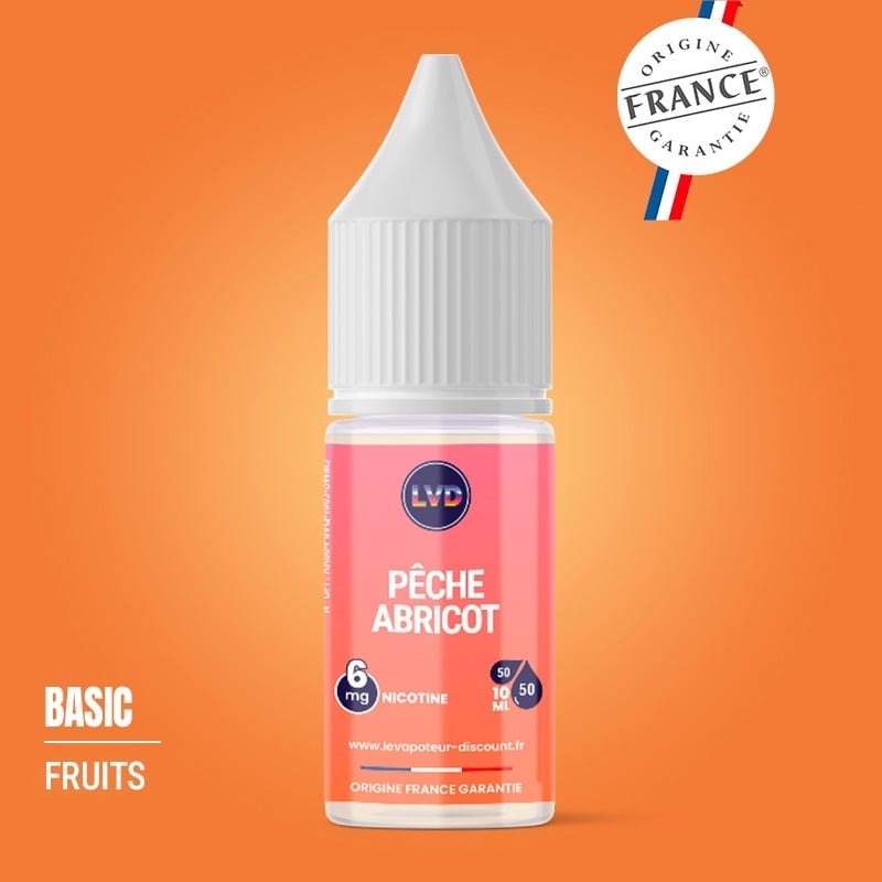 Pêche Abricot 10 ml - Le Vapoteur Discount
