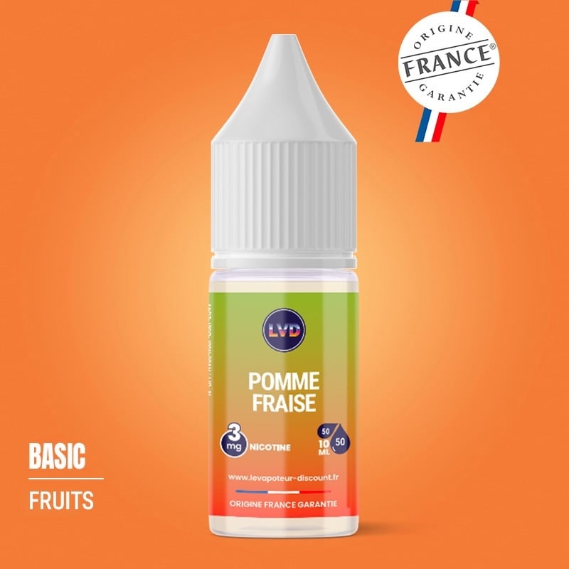 Pomme Fraise 10 ml - Le Vapoteur Discount