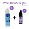 E-liquid Pack Fresh Mint 3 x 50 ml 3mg or 6 mg | Le Vapoteur Discount