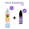 E-liquid pack Mango Peach Passion 5 x 50 ml 3 mg or 6 mg | Le Vapoteur Discount