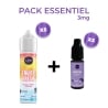 Pack eliquide Mangue Pêche Passion 5 x 50 ml 3mg ou 6 mg | Le Vapoteur Discount