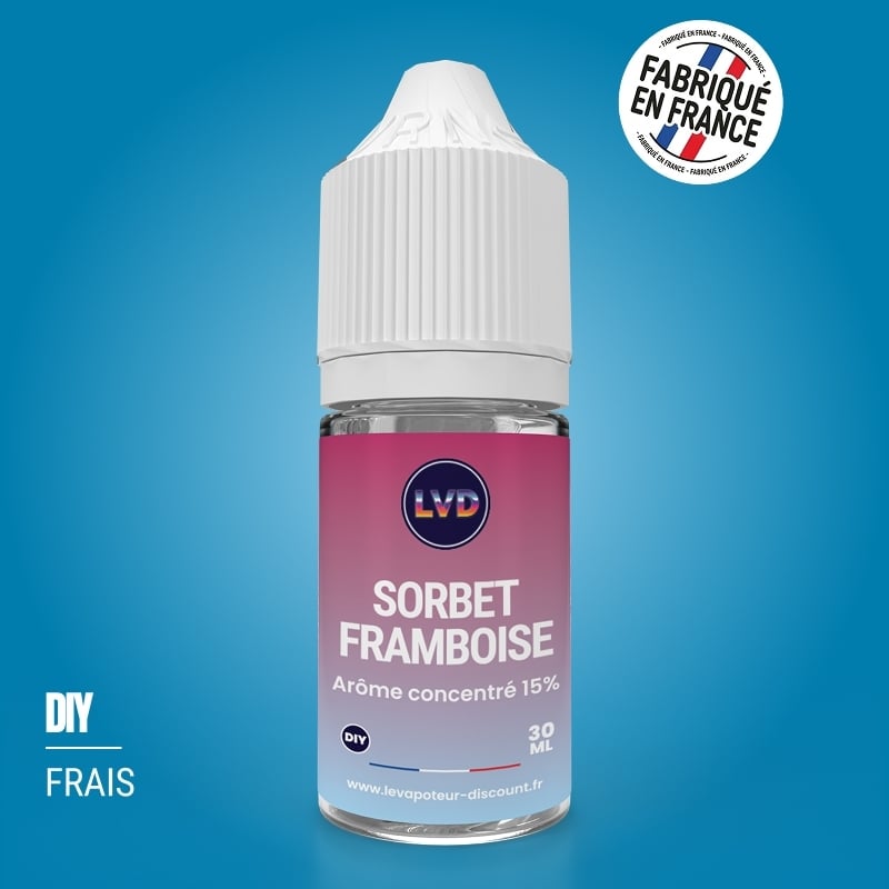 Arôme DIY Sorbet Framboise 30 ml LVD pas cher | Le Vapoteur Discount