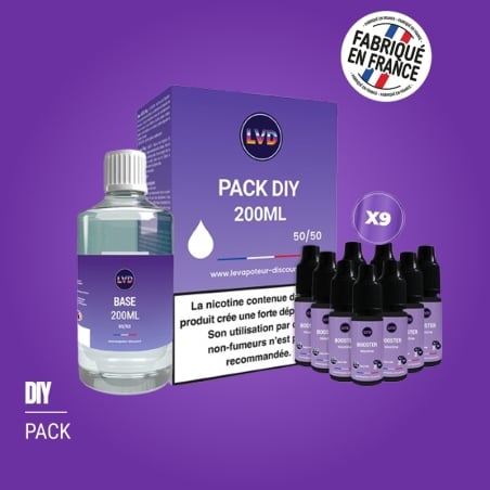 Pack DIY 9 mg 200 ml - Le Vapoteur Discount pas cher | Le Vapoteur Discount