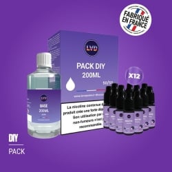 Pack DIY 12 mg 200 ml - Le Vapoteur Discount