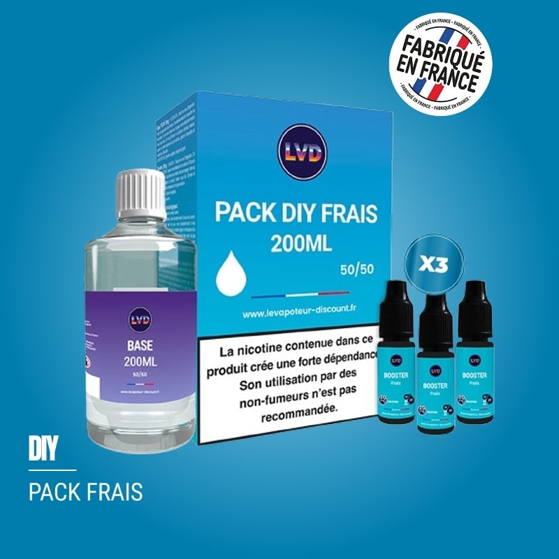 Fresh DIY Pack 3 mg 200 ml - Le Vapoteur Discount cheap | Le Vapoteur Discount