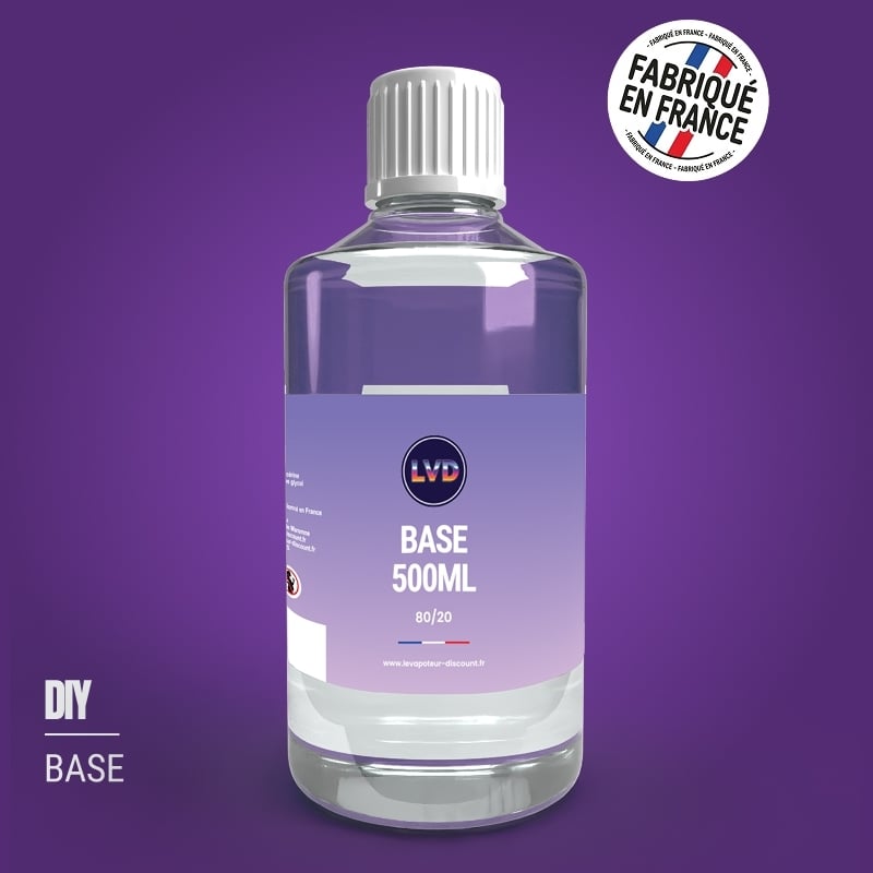 Base 500 ml 80/20 PG/VG - Le Vapoteur Discount